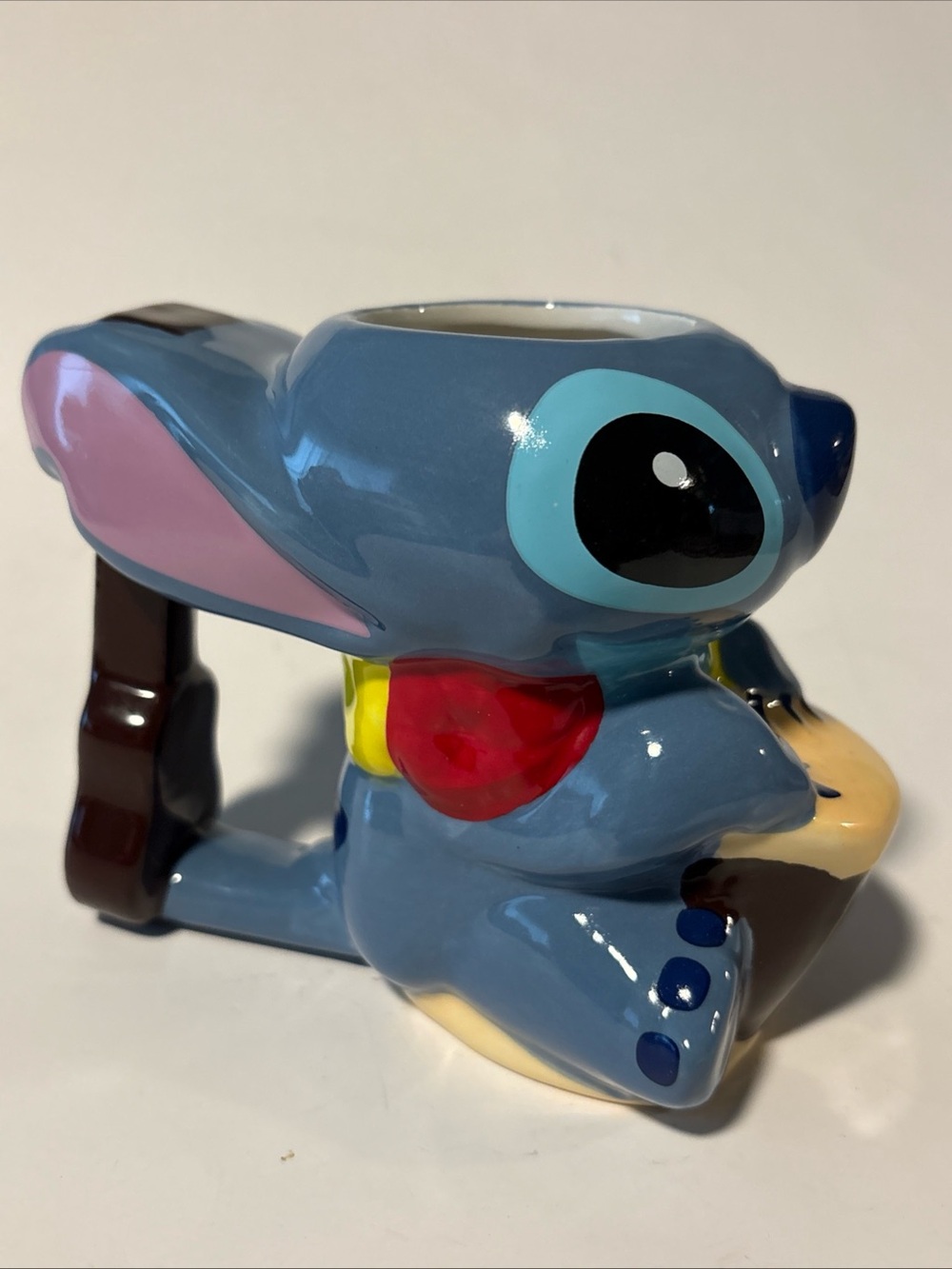 Disney Lilo & Stitch Stitch figural mug cup ceramic 3D 11 0z New